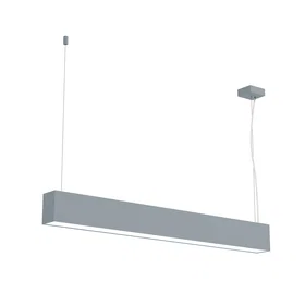 Lumicom LINEAR Suspension Bandeau LED Integree 14.4W 4000K Métal Gris L60cm