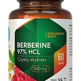 Hepatica Berberine 97% HCL 60 Capsules