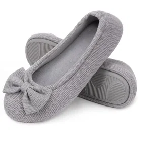 EverFoams Satin Lightweight Ballerina Slippers (Women's)
