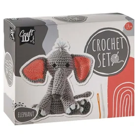 Craft ID Elephant Crochet Kit