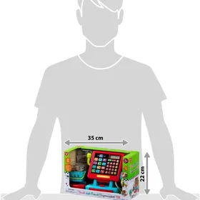 Colorbaby PlayGo 44585 Elektrisk Berørings Kasseapparat
