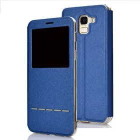 ELEGANT Smartfodral med Fönster och Smart Funktion för Samsung Galaxy J6 2018