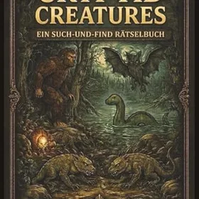 Cryptid Creatures Sök- och Hitta Pusselbok Äventyr