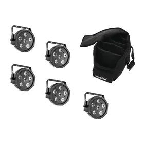 Eurolite Set 5x LED SLS-6 TCL Spot & Soft-Bag