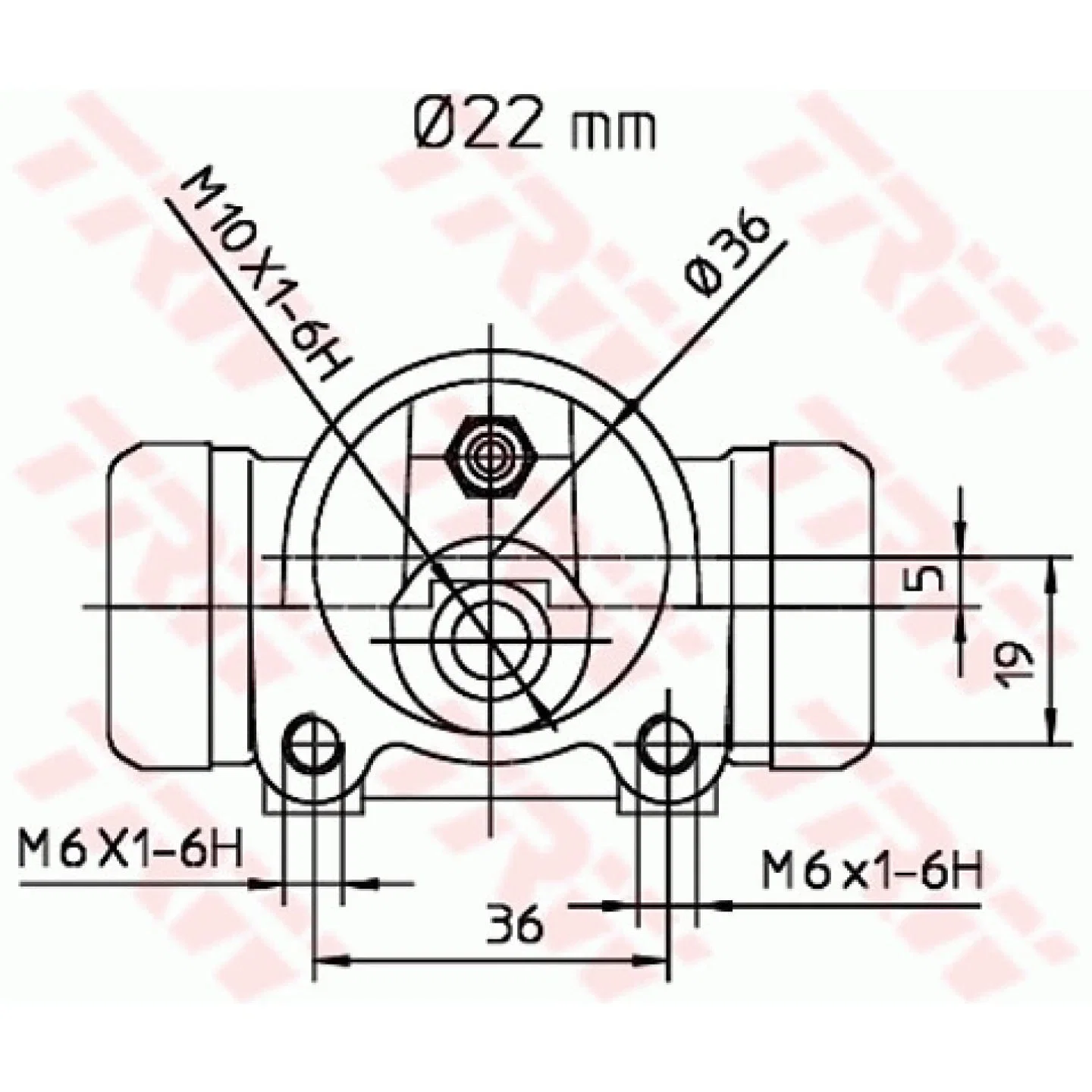 TRW Wheel Cylinder BWH169