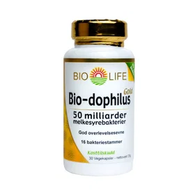 Bio-Life Bio-dophilus Gold 50Billion Laktobaciller 30 Kapsler