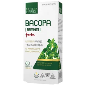 Medica Herbs Bacopa Forte 200mg 80 Kapslar