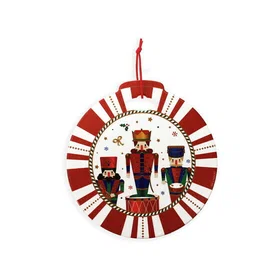 Brandani Trivet Ø:20cm Rød/Hvit