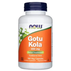 Now Foods Gotu Kola 450mg 100 Gélules