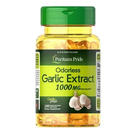 Puritan's Pride Odorless Garlic Extract 1000mg 100 Softgel Capsules