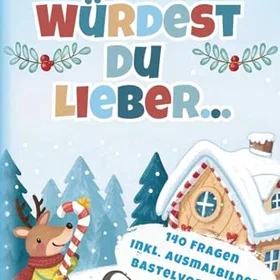 Würdest Du Lieber...? Weihnachten Für Kinder Färgläggningsbok för Barn