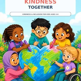 Böcker We Color Kindness Together: Kindness & Inclusion Färgläggningsbok för barn i åldern 5-8
