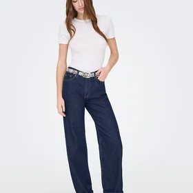 Only Mw Wide Foldup Jeans (Dame)