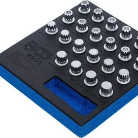 BGS Technic 8933 Rim Lock Socket Set 1/6 23pcs