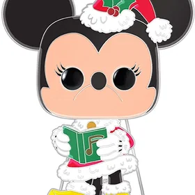 Disney Minnie Mouse Holiday Glow Emal Pin 0671803468818 2-pack