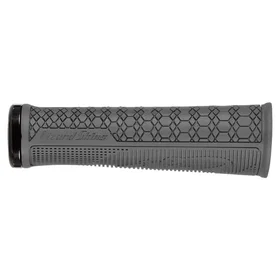 Lizard Gradient Single Lock-on Grips Silver 130 mm
