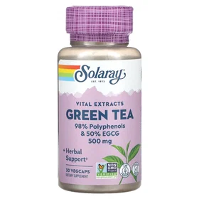 Solaray Green Tea 500mg 30 Capsules