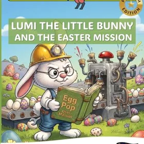 Lumi The Little Bunny And The Easter Mission Färgläggningsbok