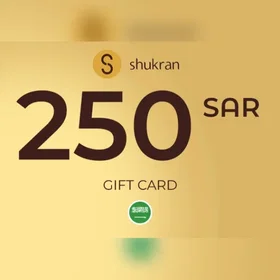 Shukran Gavekort 250 SAR
