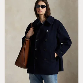Polo Ralph Lauren Wool Melton Peacoat (Dame)