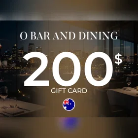 O Bar and Dining Gavekort 200 AUD