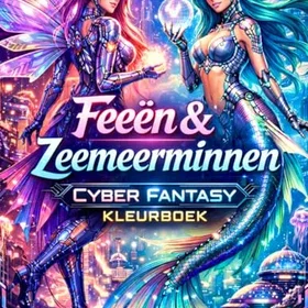 FEEËN & Zeemeerminnen Cyber Fantasy Färgläggningsbok för Barn