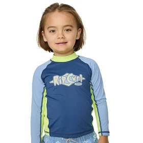 Rip Curl Rash Guard Ride The Wave UPF Long Sleeve (Jr)