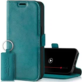 SURAZO Slim Magnet Läder Plånboksfodral för Samsung Galaxy M34