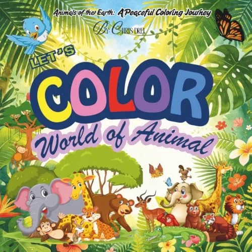 Jungle Coloring Book Animals of the Earth