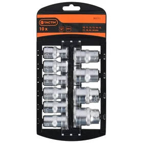 Tactix 10-24mm Hex Socket Set 10pcs