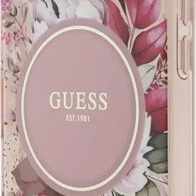 Guess IML Flowers Strap Case with MagSafe for iPhone 17 Pro