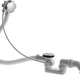 Duravit Ensemble d'évacuation 53cm Chrome
