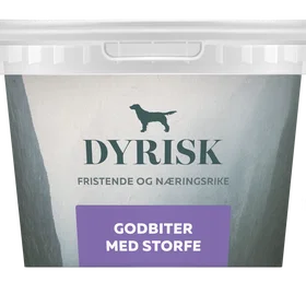 DYRISK Godbitar Nötkött Hundgodis 300g