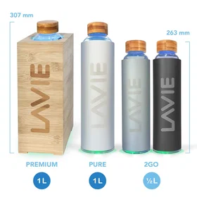 La Vie Pure et Premium Bouteille en verre 1L