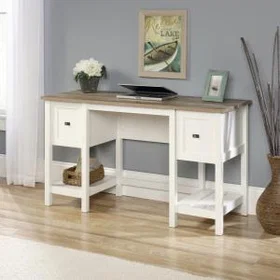 Teknik Shaker Style Desk LIntel Oak