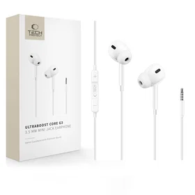 Tech-Protect Ultraboost Core G3 3.5mm med ledning in-ear hodetelefoner