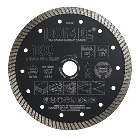 Ironside 201189 Diamantskæreblad 180x22.23x2.4x10mm