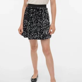 Vero Moda Bella Paljet Polyester Kjold