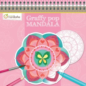 Clairefontaine Graffy Pop Mandala Färgläggningsbok