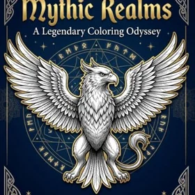 Mythic Realms Färgläggningsbok