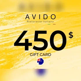 Avido Ristorante Gift Card 450 AUD