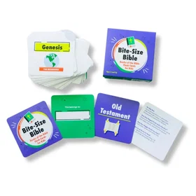 Baker Bite-Size Bible Flash Cards 2-Pack