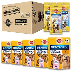 Pedigree DENTASTIX CHEWY CHUNX Friandises pour chien Poulet 68g