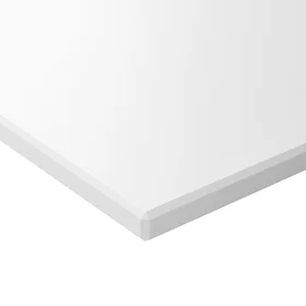INR AIR Unlimited Benkeplate Måltilpasset Opp til 2408mm Plain White Satin / 80c