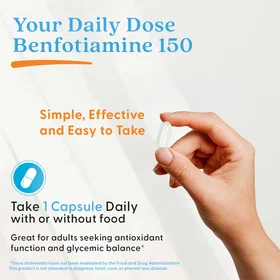 Doctor's Best Benfotiamine 150mg 120 Capsules