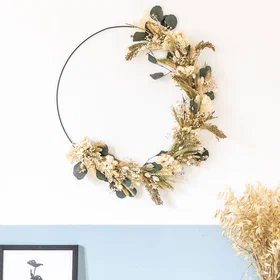 Reconciliation 03760340611393 Couronne de fleurs séchées 30cm