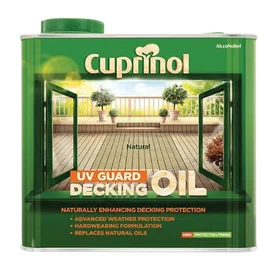 Cuprinol UV Guard Decking Oil Natural Decking Oil 2.5L