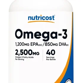 Nutricost Omega-3 2500mg 120 Softgels