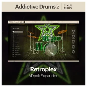 XLN Audio Addictive Drums 2 Retroplex ADpak Audio Production Software