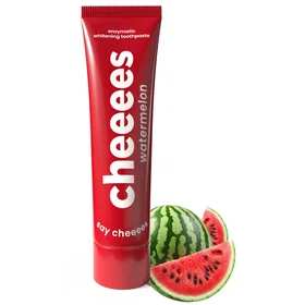 Cheeeeses Watermelon enzymatisk vitguggatandkräm med papain och xylitol 60g